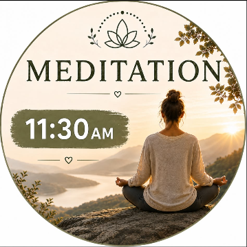 Meditation 11.30 am August 16th