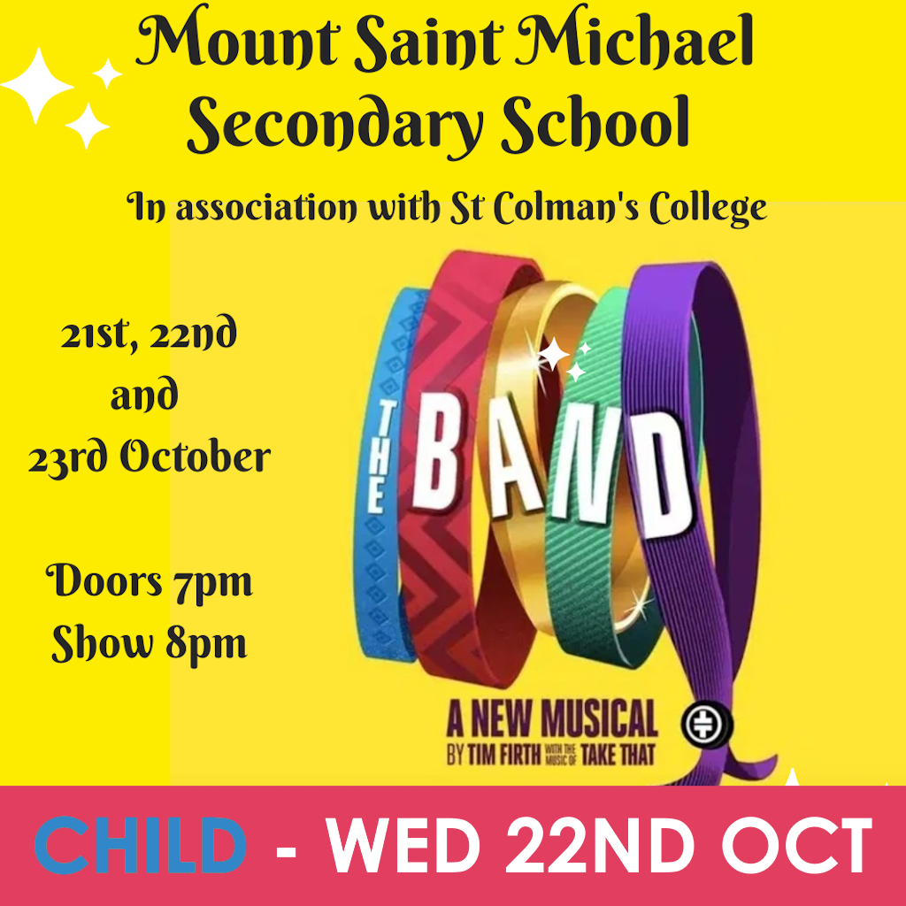 Child Admission - The Band Wednesday 22nd October