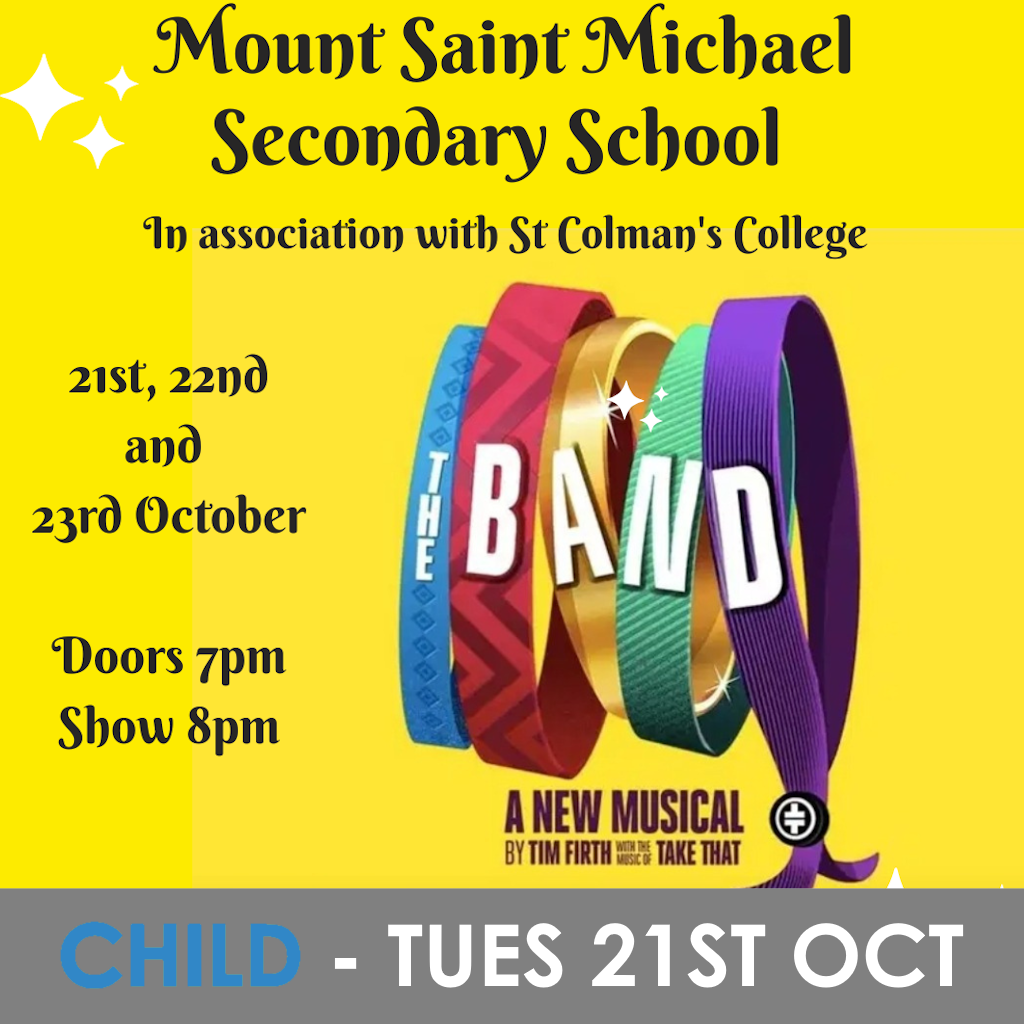 Child Admission - The Band Tuesday 21st October