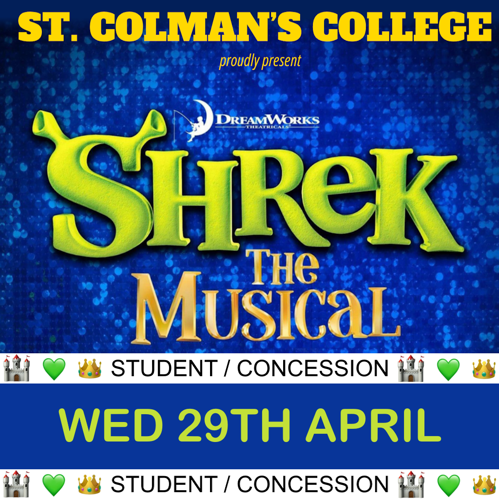 Concession - Shrek The Musical Wednesday 29th April