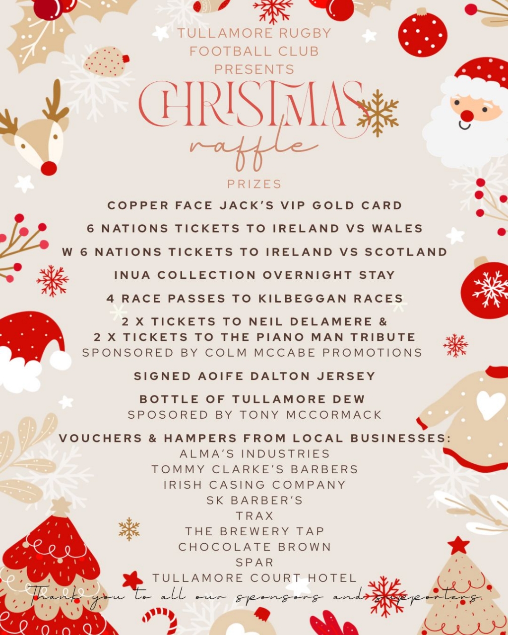 Christmas Raffle 2025.