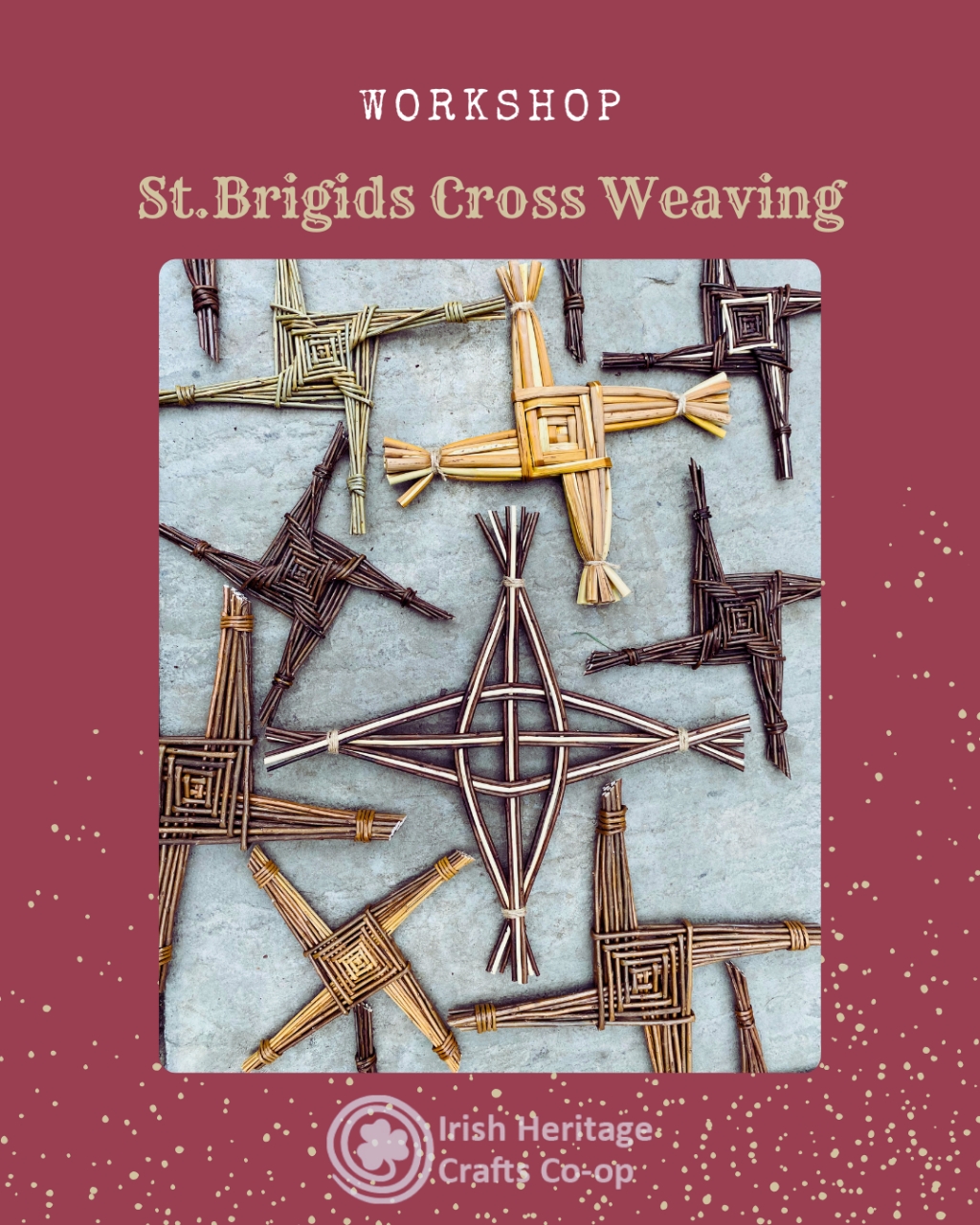 St. Brigid's Cross Weaving 10am-1pm