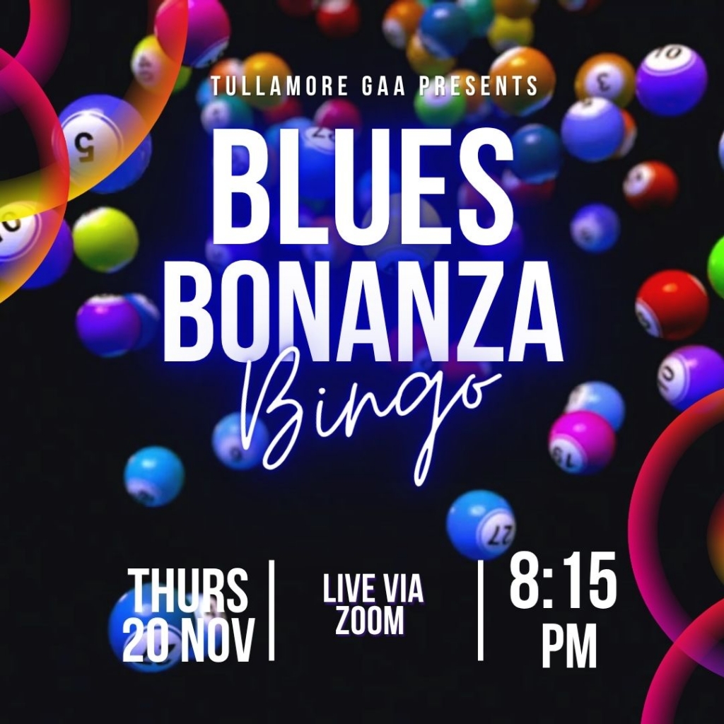 SuperBlues Bonanza Bingo 20 Nov 25