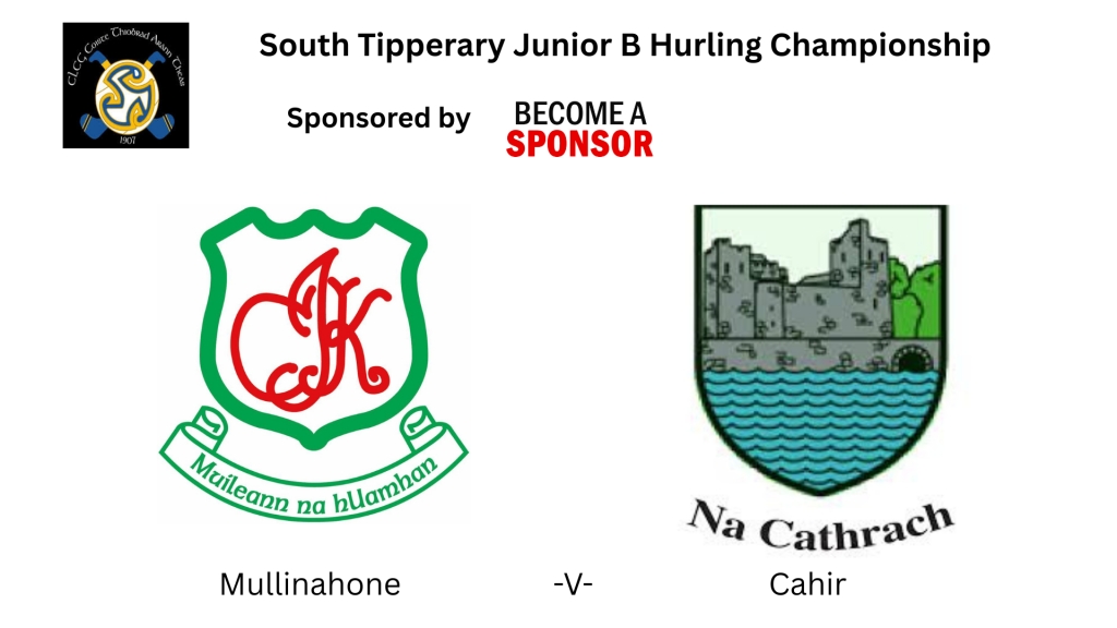 South Tipperary Junior B Hurling: Mullinahone V Cahir