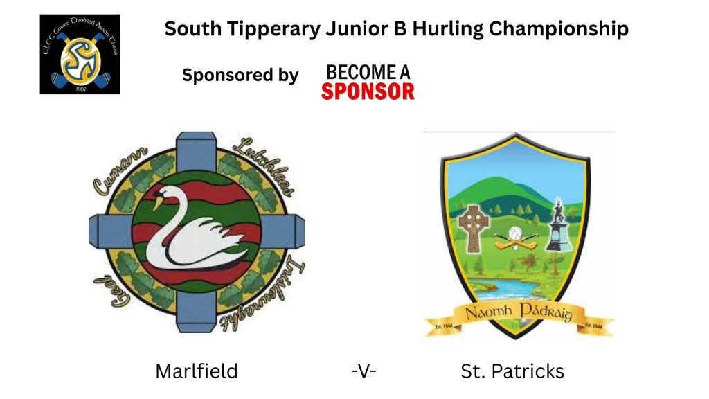 South Tipperary Junior B Hurling: Marlfield V St. Patricks