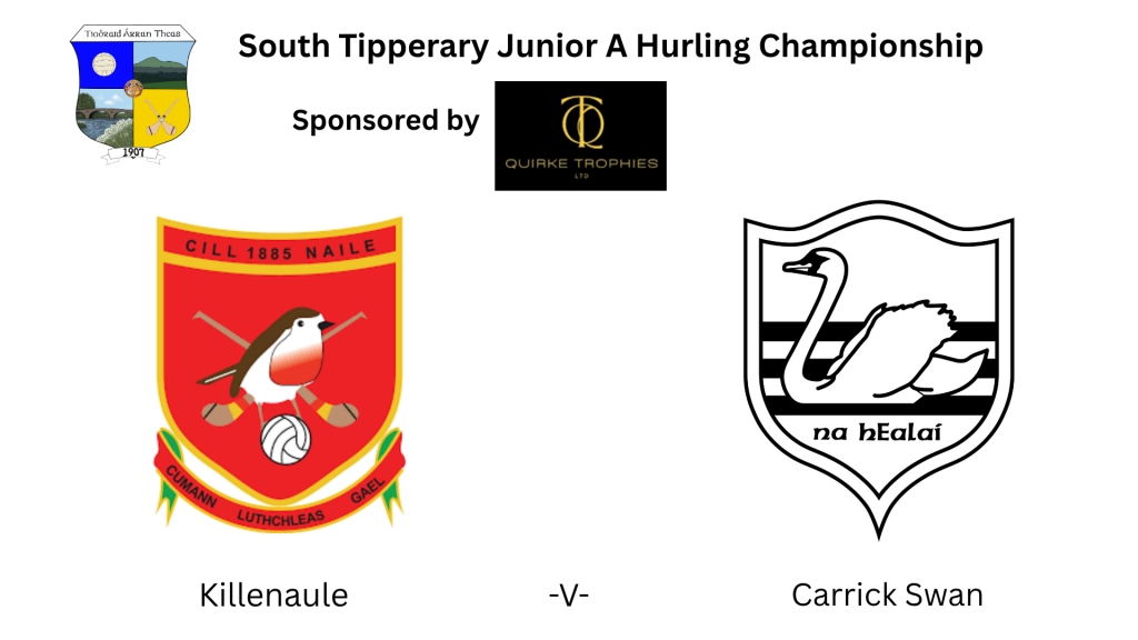 Quirke Trophies South Tipperary Junior A Hurling Championship: Killenaule -V- Carrick Swan