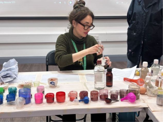 Pigment to Paint Workshop  with Roxana Manoucheri
