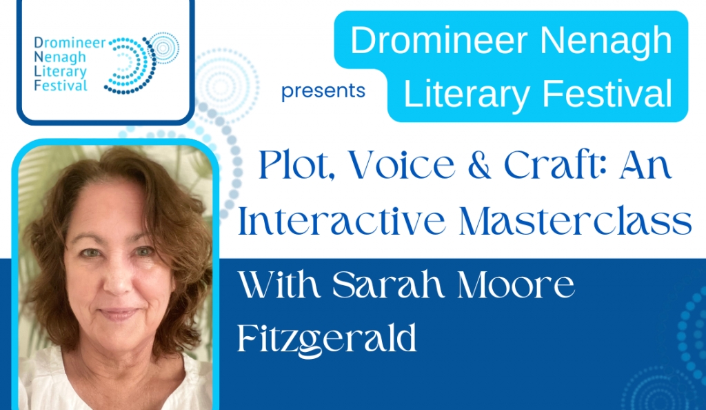 DNLF: Plot, Voice & Craft: An Interactive Masterclass with Sarah Moore Fitzgerald
