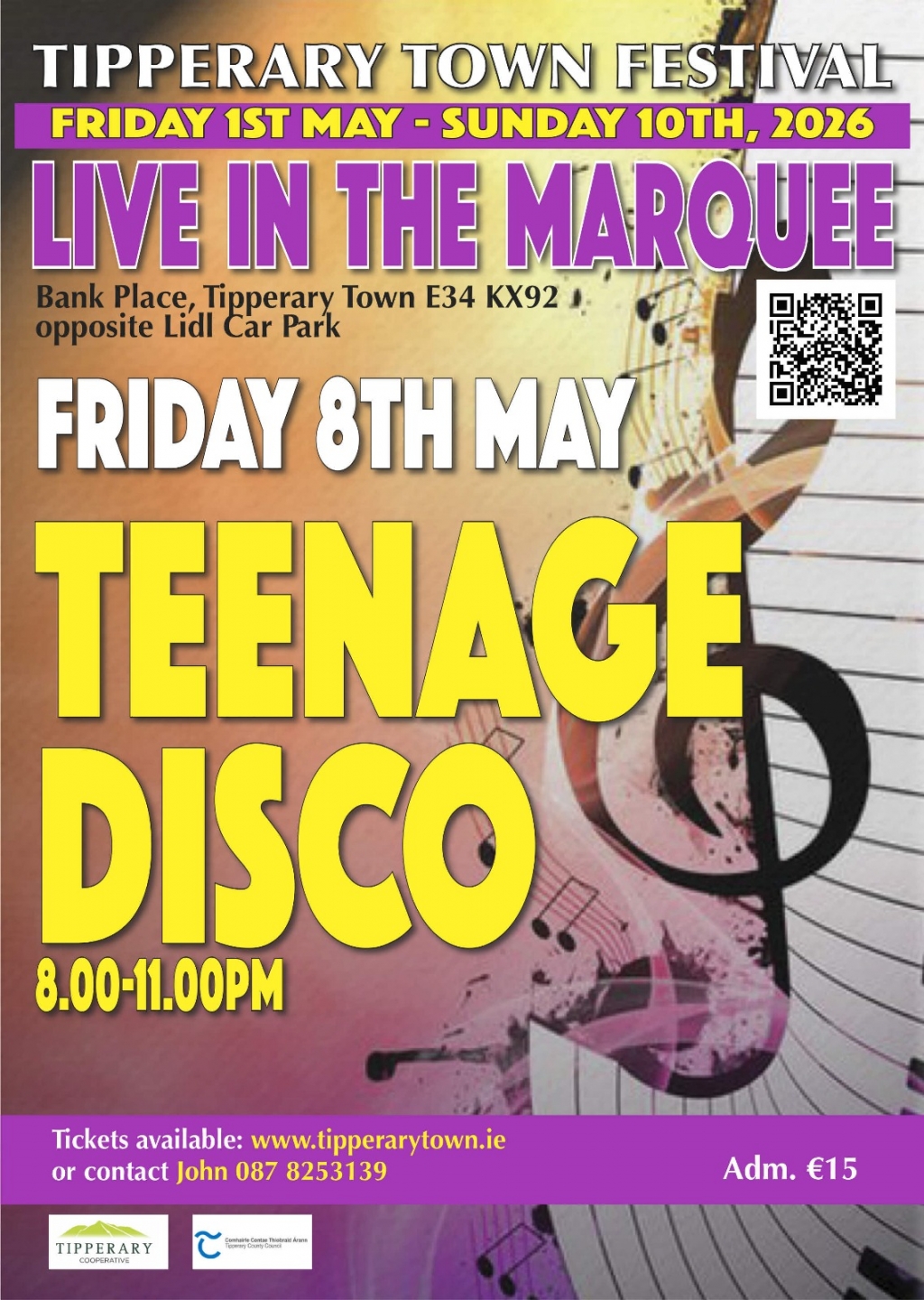 Friday 8th May 2026 Teenage Disco