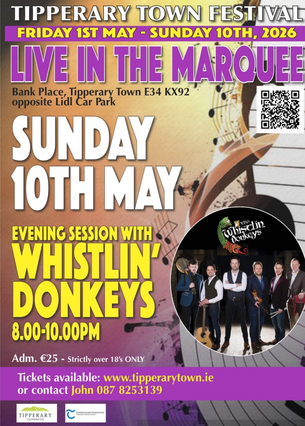 Super Sunday 10th May 2026 with The Whistlin’ Donkeys