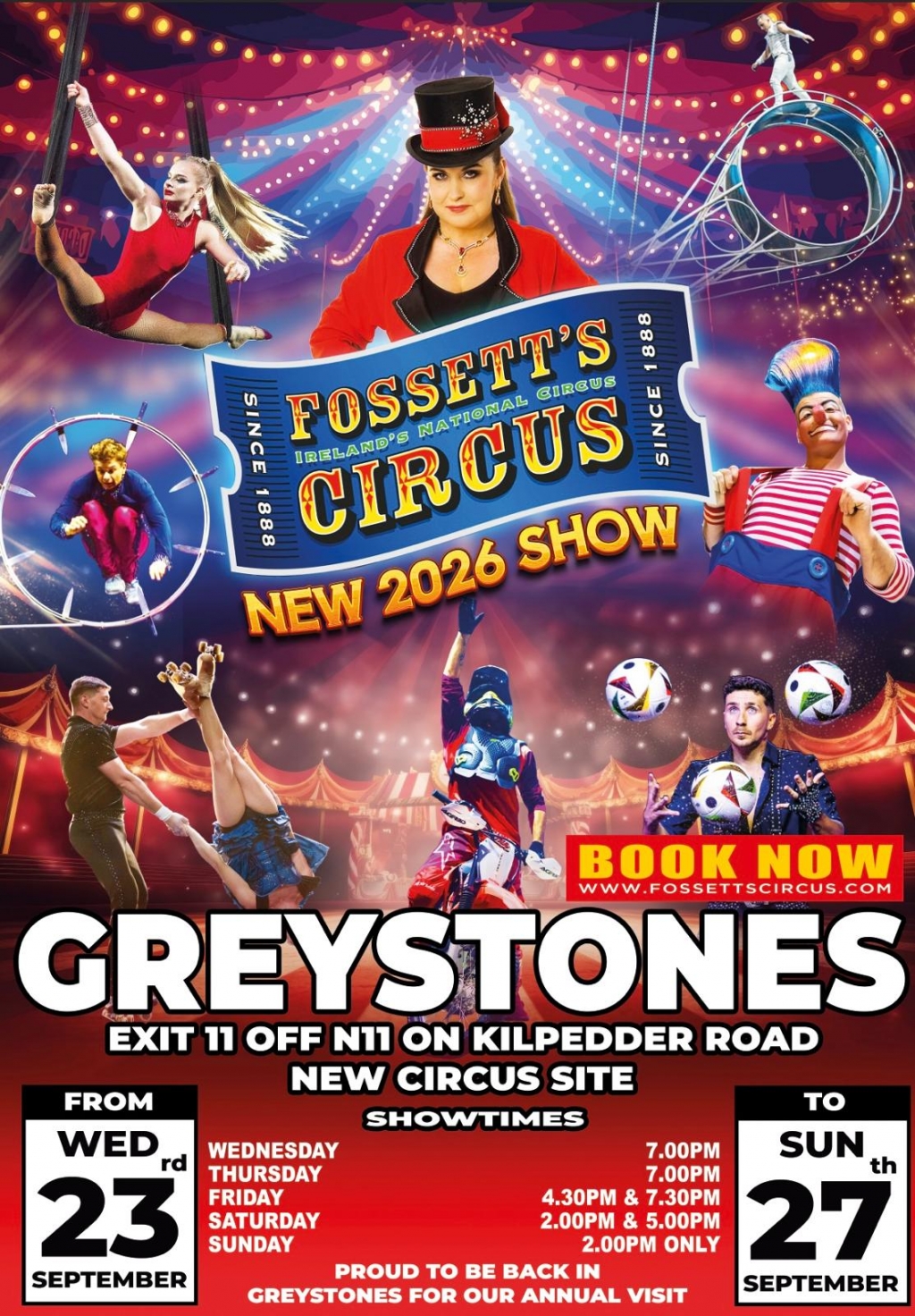 Greystones Wednesday 23rd September 7pm