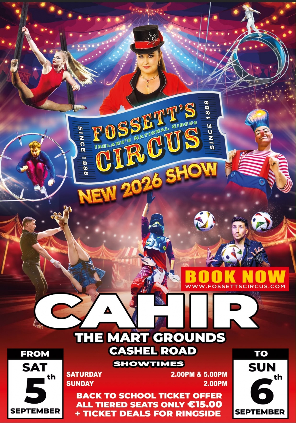 Cahir Saturday 5th September 2pm