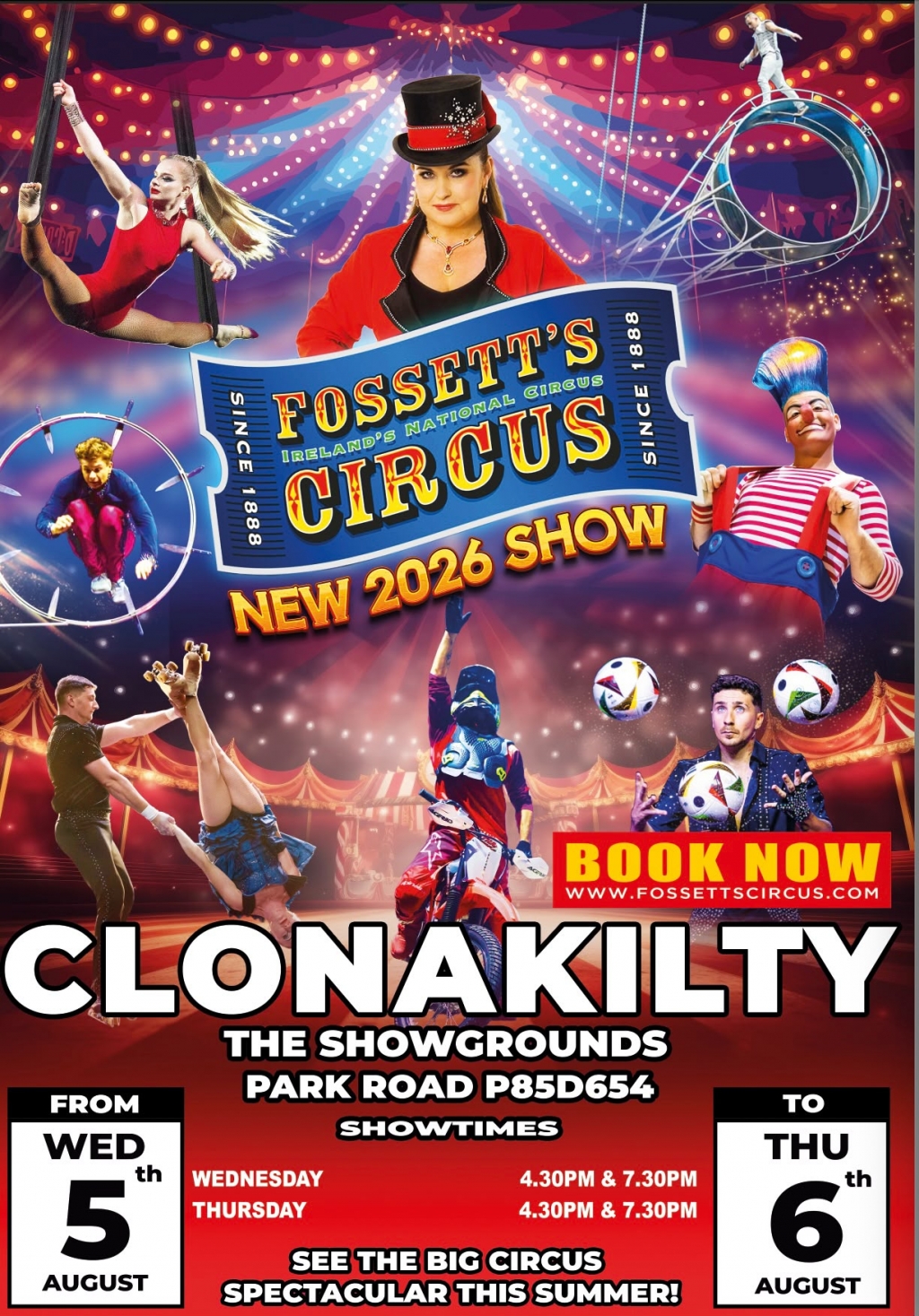 Clonakilty - Wednesday 5th August - 4:30pm