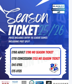 SEASON TICKETS 2025/26