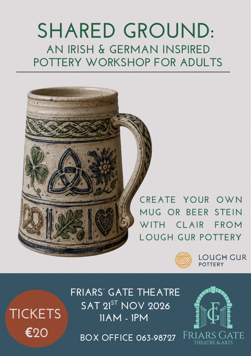 Shared Ground: An Irish & German Inspired Pottery Workshop