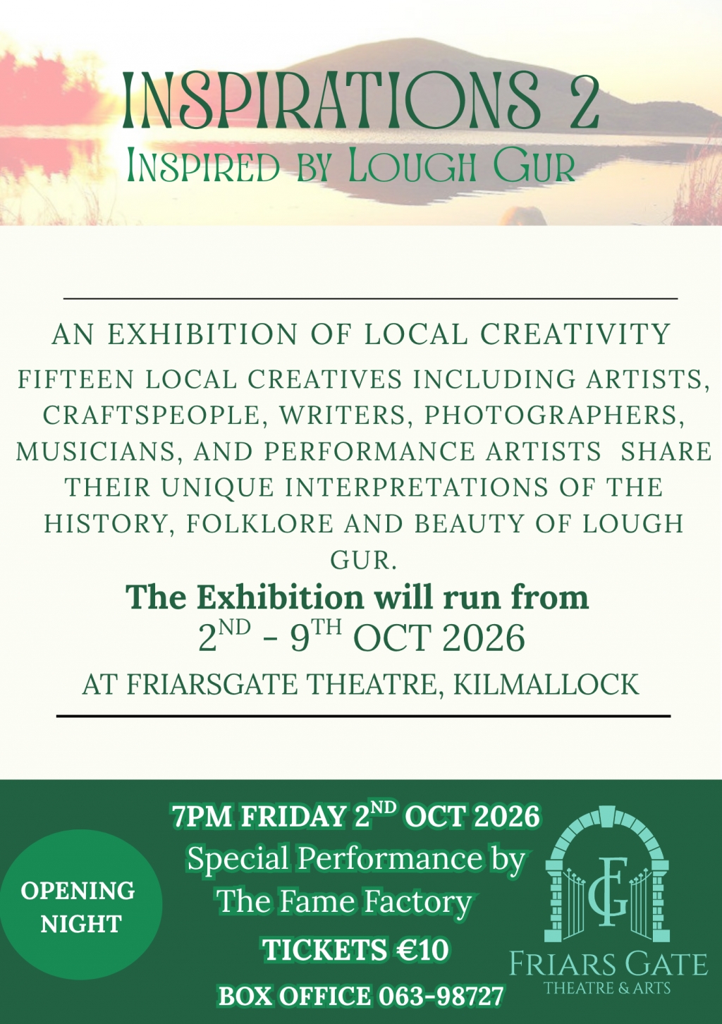 Inspirations 2 Art Exhibition opening performance