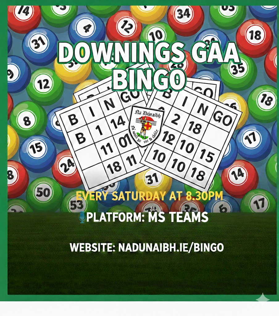 Downings GAA Bingo 7th February